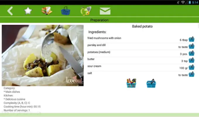 Main Dish recipes android App screenshot 0