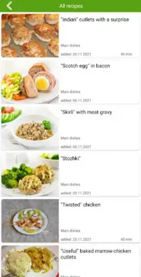 Main Dish recipes android App screenshot 3